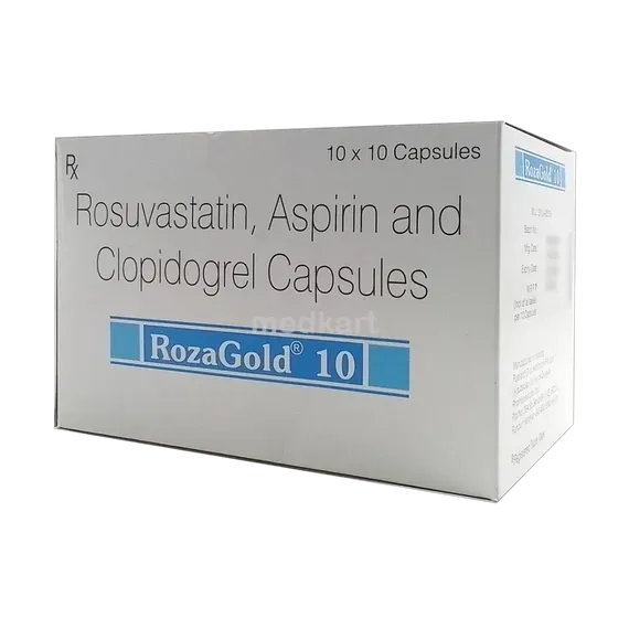 rozagold 10mg capsule 10's